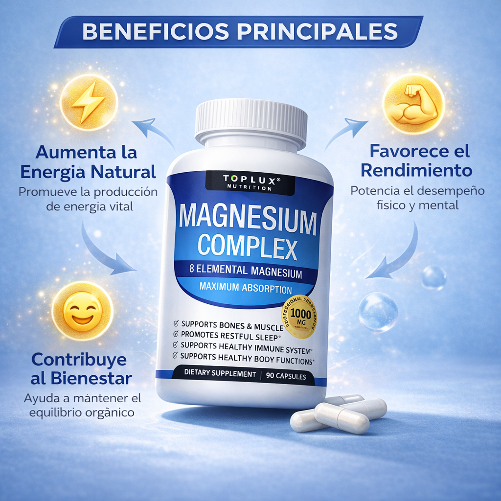 Magnesium Complex: Restaura tu energía y bienestar diario